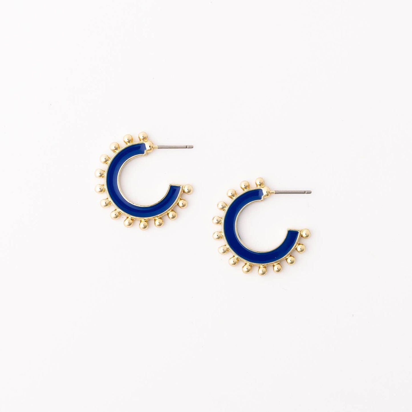 Earrings Hadley Blue & Gold S