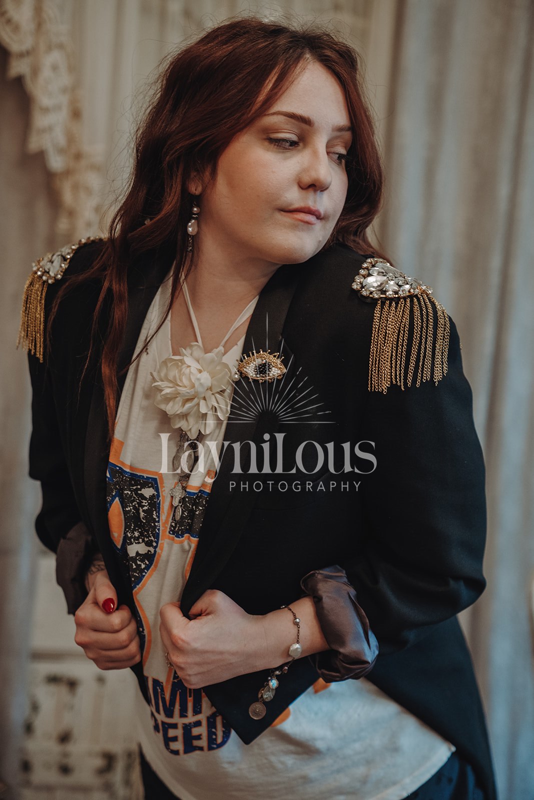 Rosette Ribbon Necklace