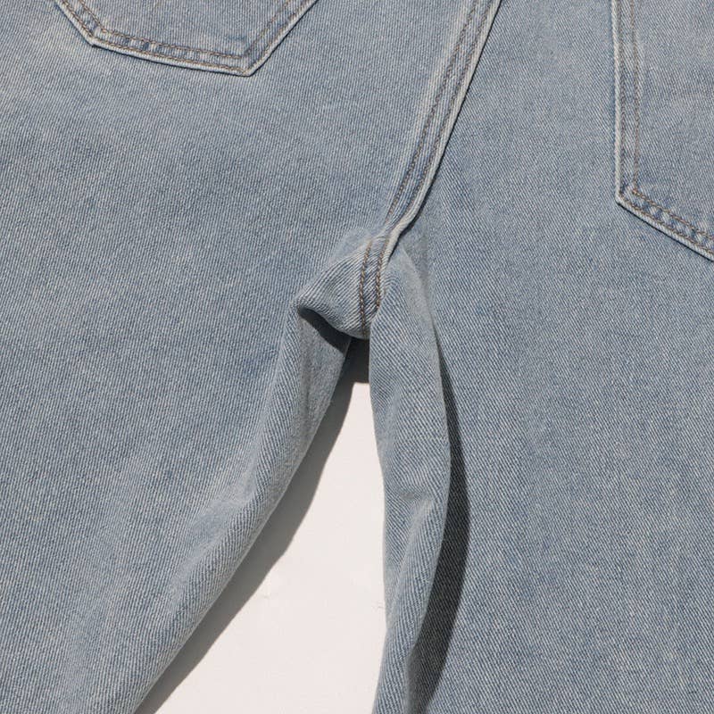 PT022Y Autumn Leaf Patchwork High Waist Denim Jeans