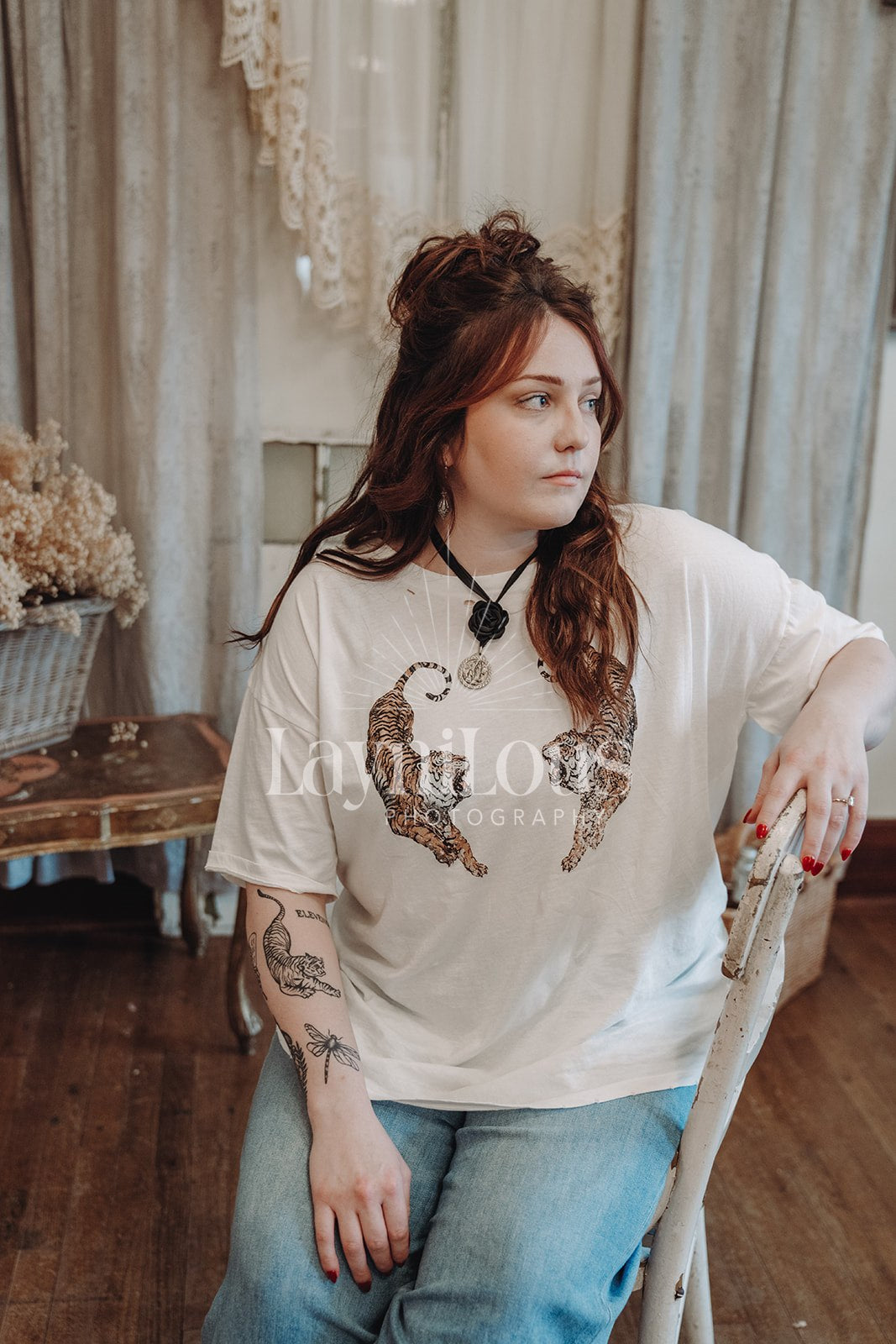 Tigers Vintage Oversized Tee