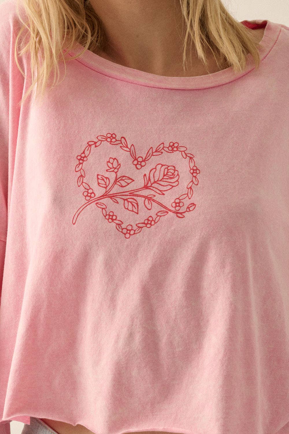Rose Heart Top
