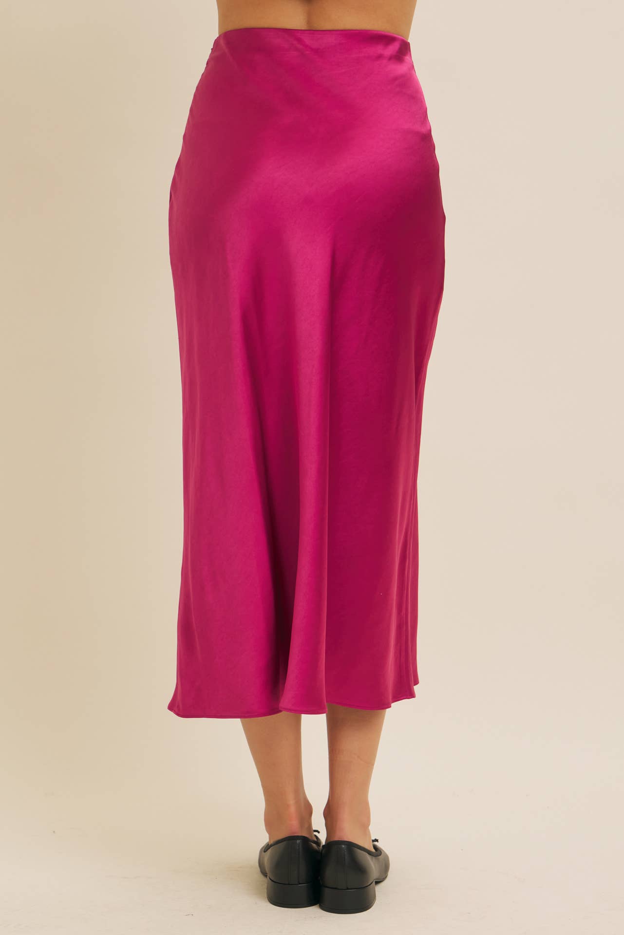 HIGH QUALITY THICK SILKY SATIN BIAS CUT MAXI SKIRT