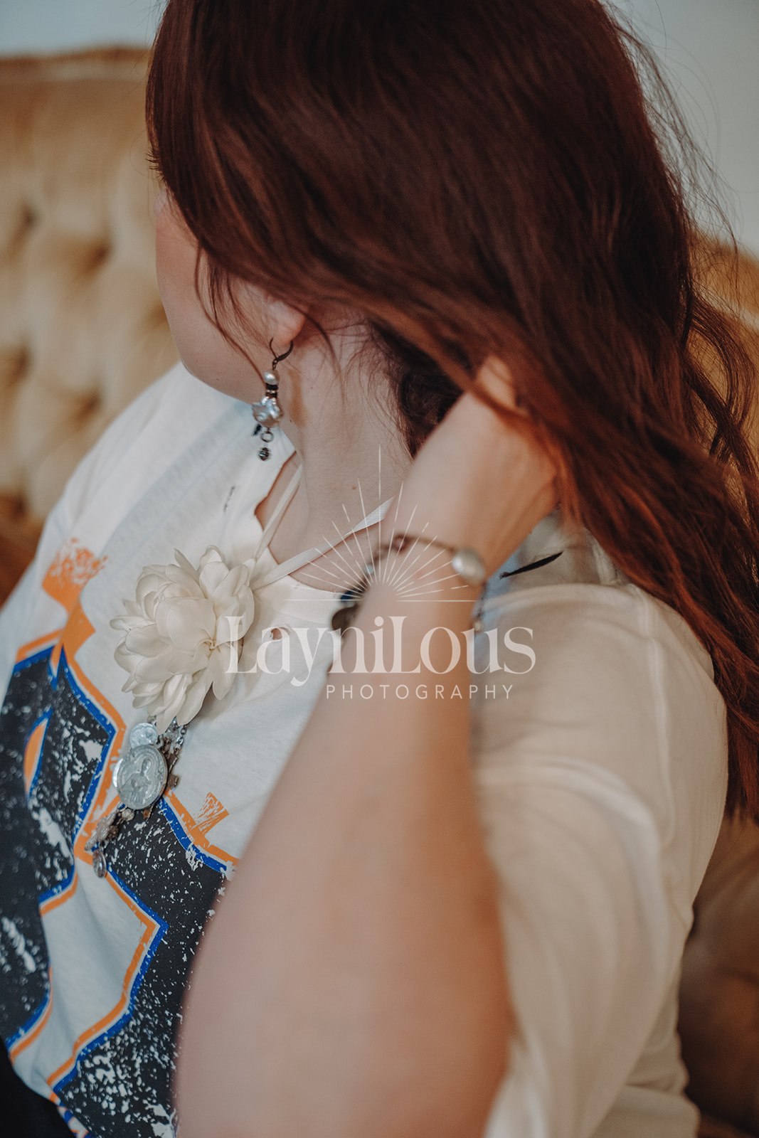 Rosette Ribbon Necklace