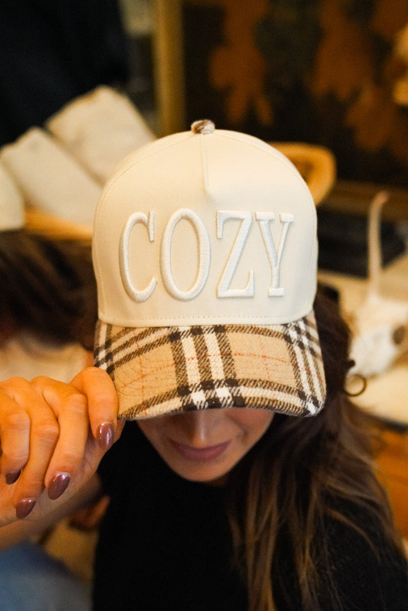 COZY Flannel Vintage Trucker Hat