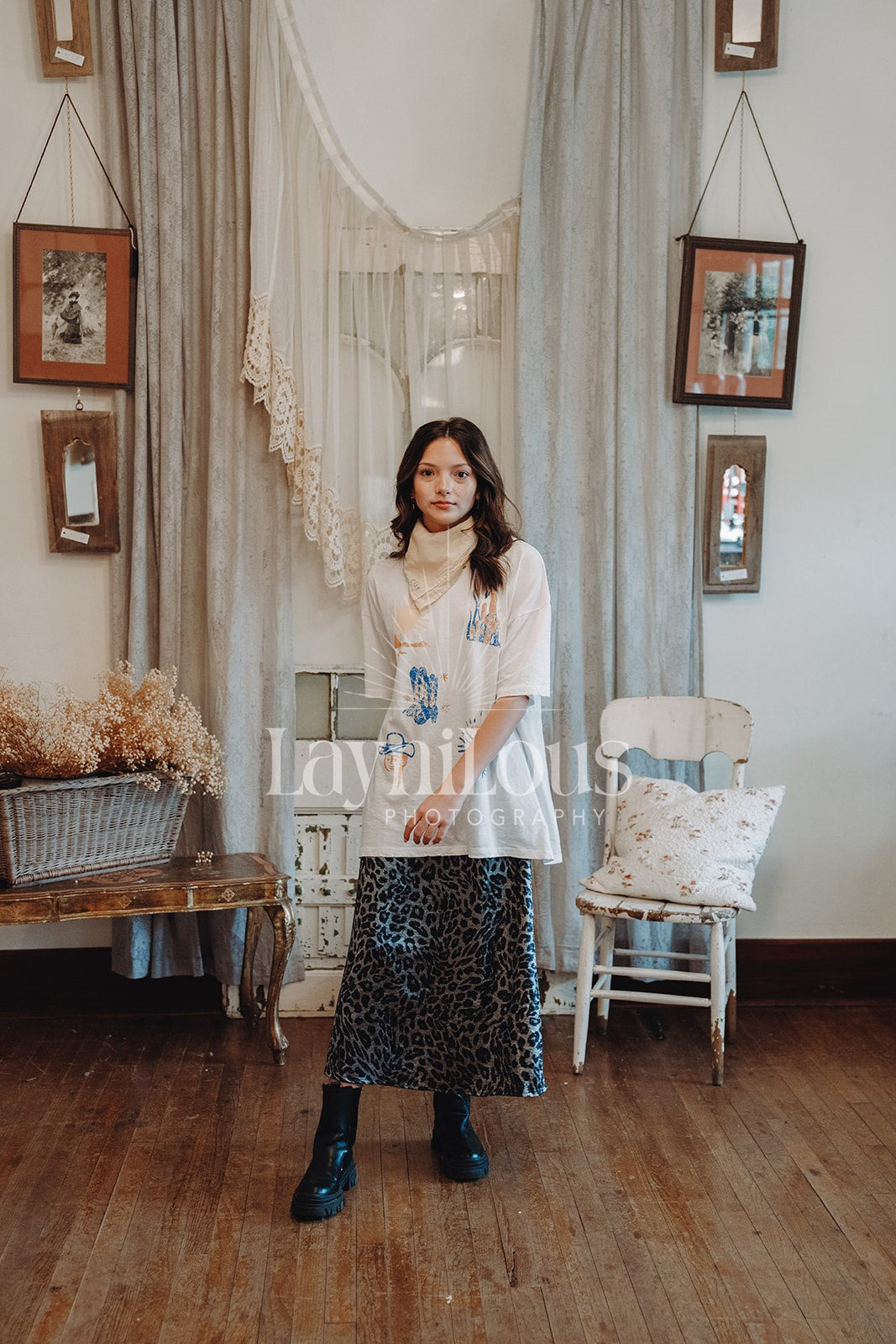 Classy leopard skirt