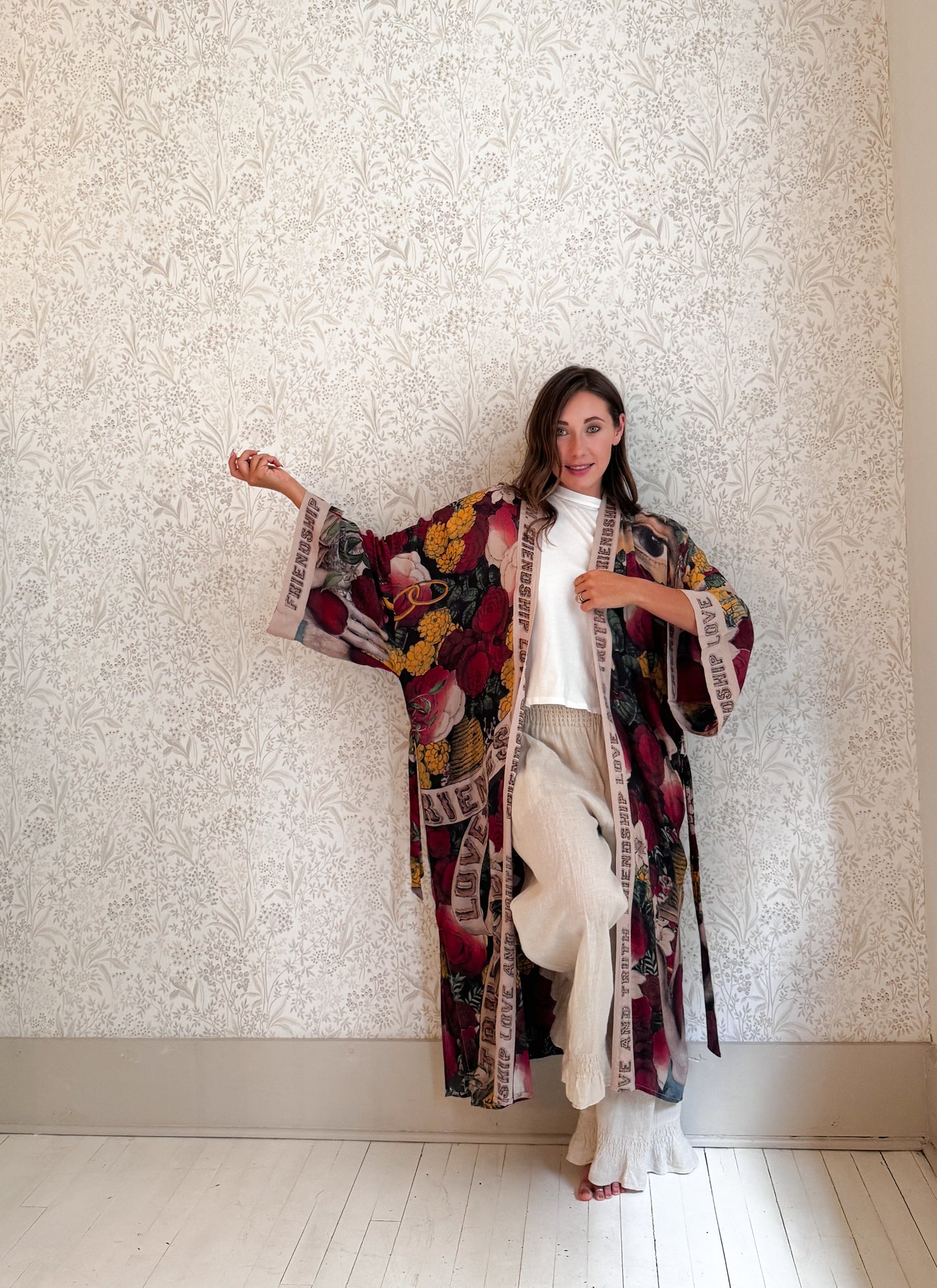 Friendship Love and Truth Kimono