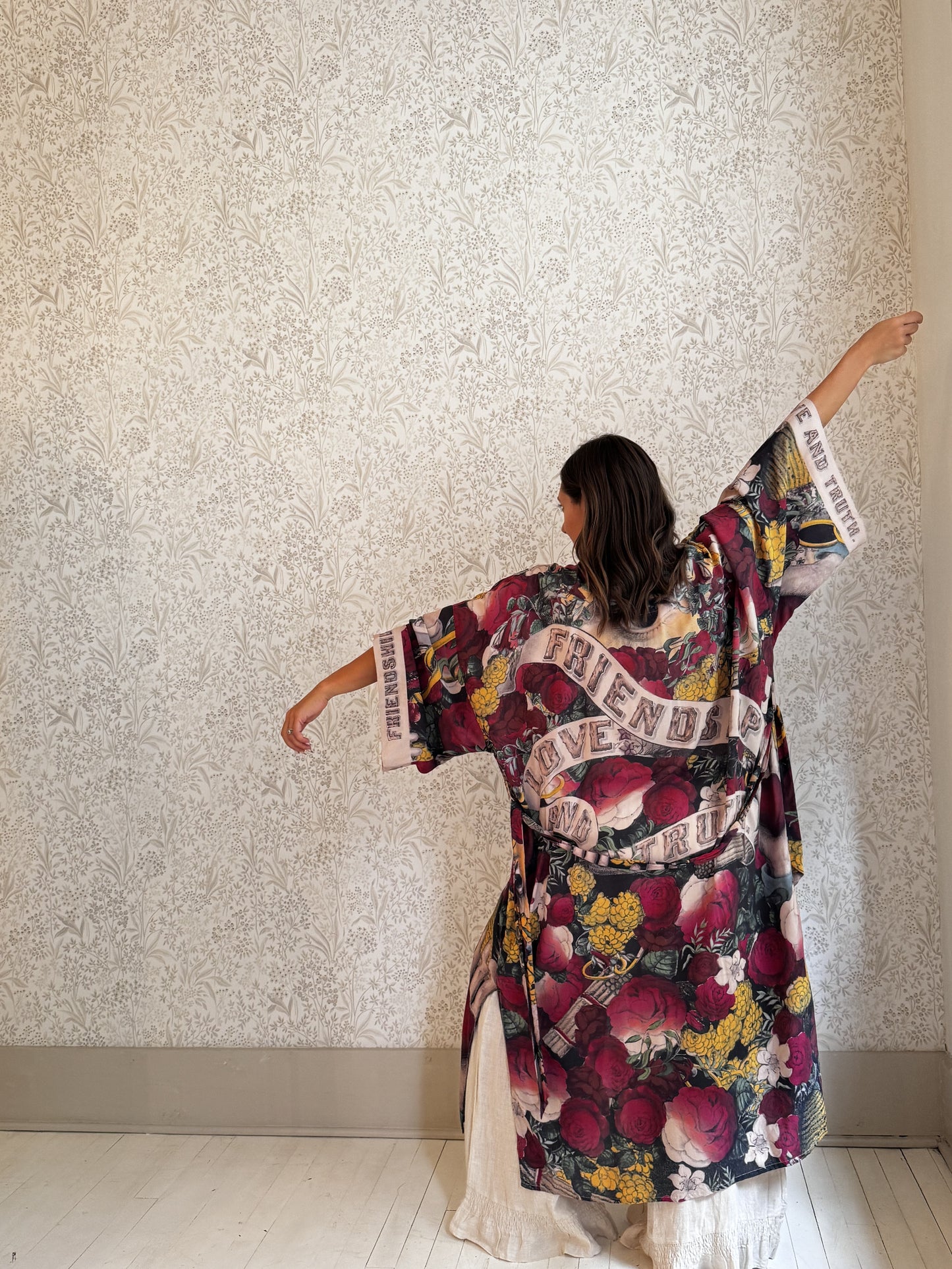 Friendship Love and Truth Kimono