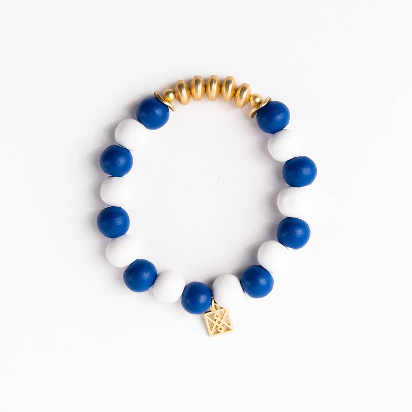 Bracelet Myles Blue & White