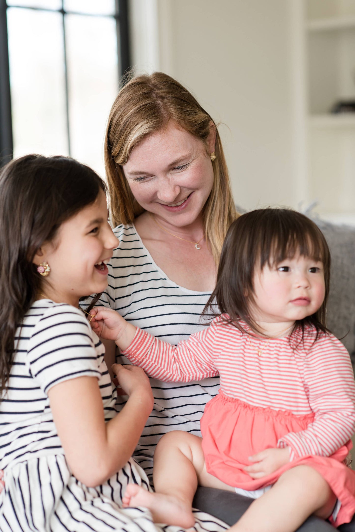 Momma + Me Moon and Star Necklace Set