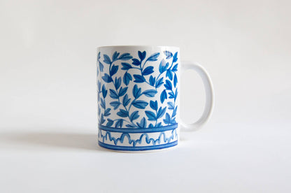 Blue and White Mama and Me Cup Set