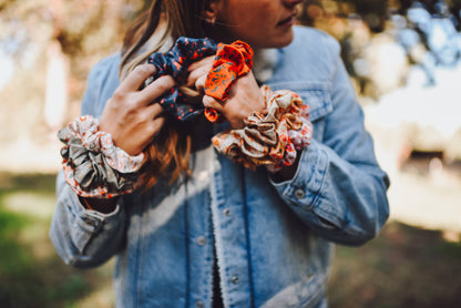 Cowboy Boots Scrunchie Cowgirl Hair Accessory