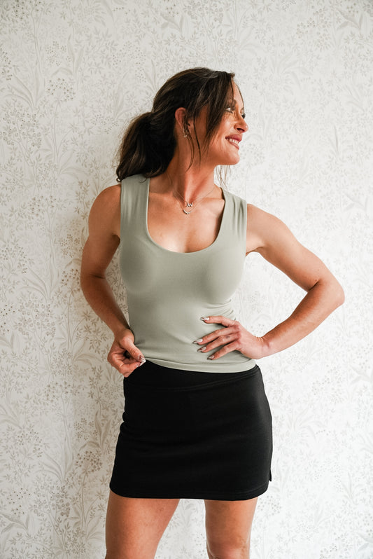 | Double Layered Seamless Top