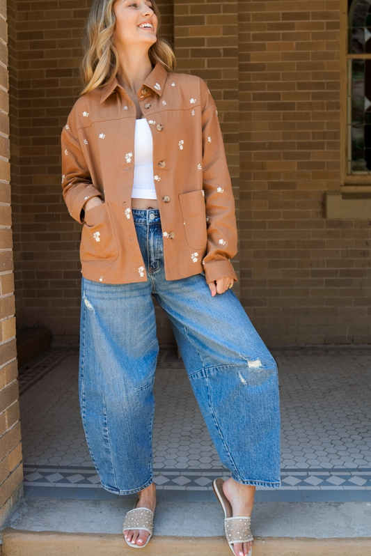 HIGH RISE HORSESHOE FIT JEANS