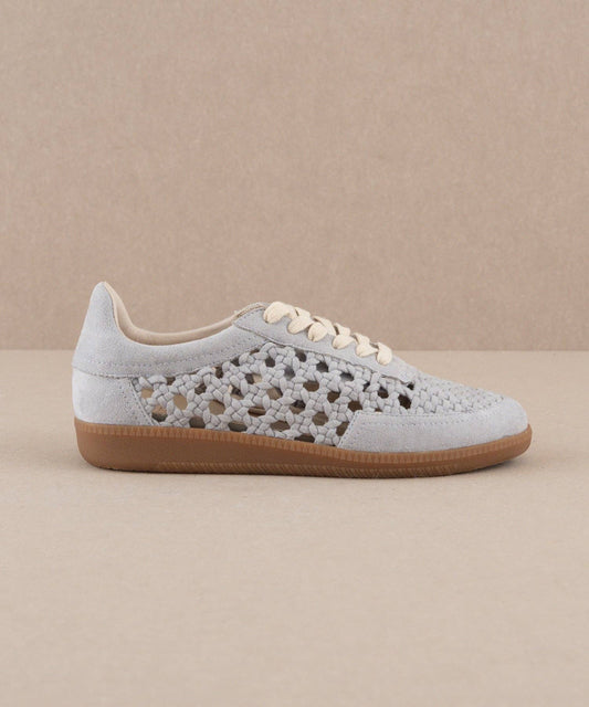 The Sandy Blue | Crochet Detailed Sneaker