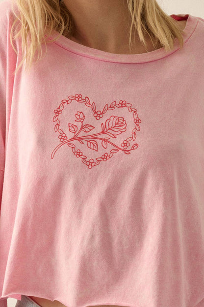 Rose Heart Top