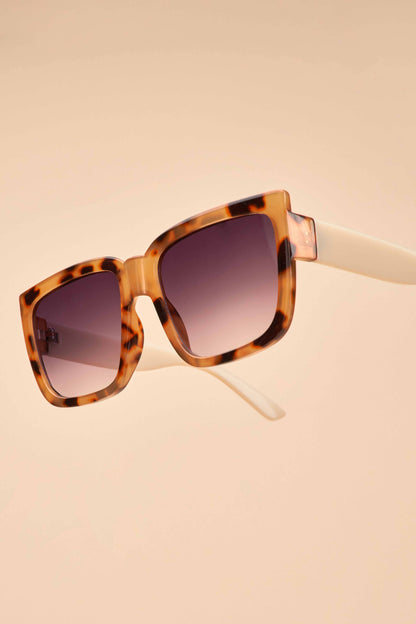 Luxe Ellery Sunglasses - Tortoiseshell/Coconut