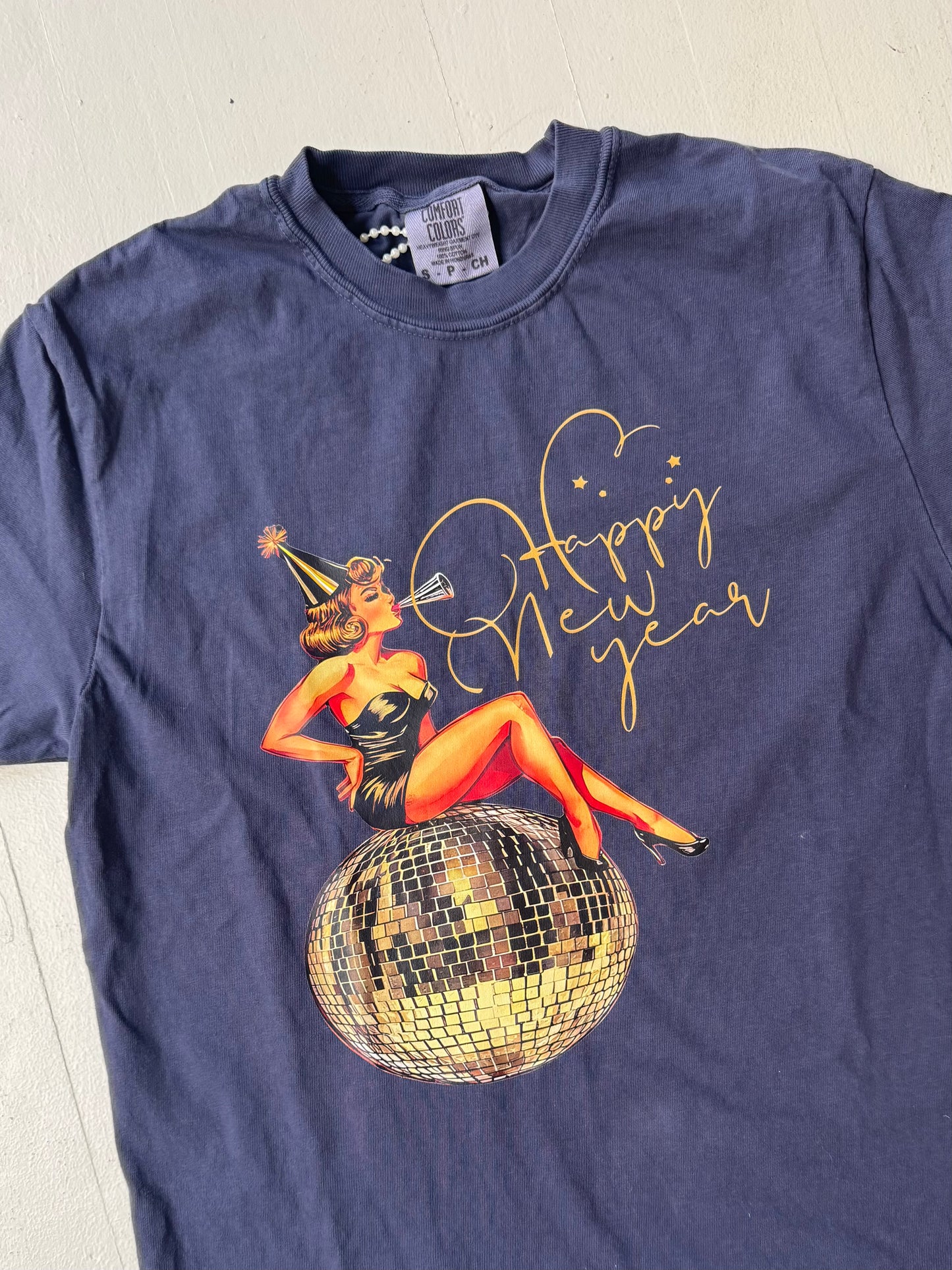 Happy New Year  Graphic Tee | Comfort Color Tee