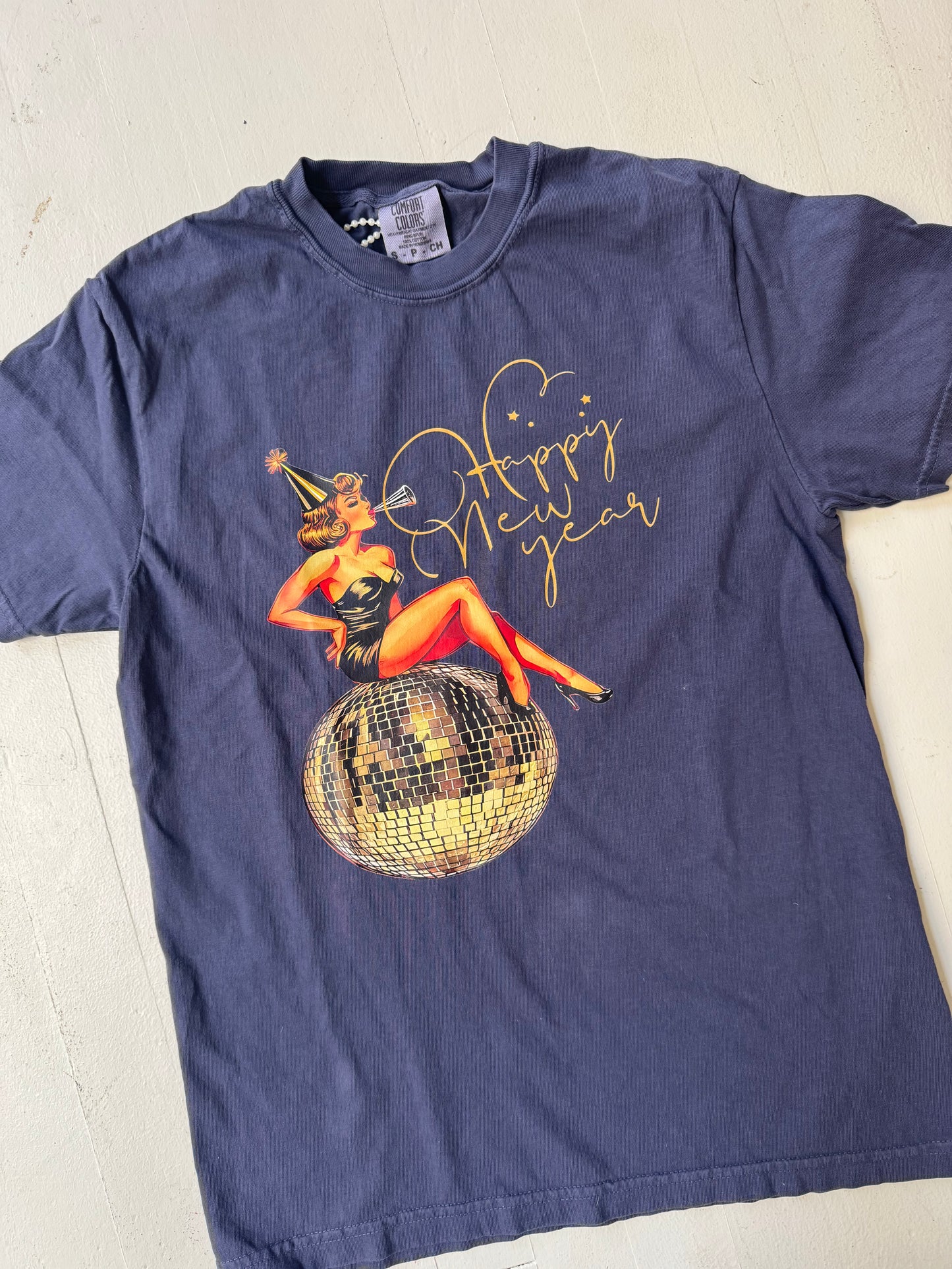 Happy New Year  Graphic Tee | Comfort Color Tee