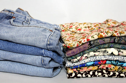 Reworked Long-Sleeve Button Up Blouse - Cropped