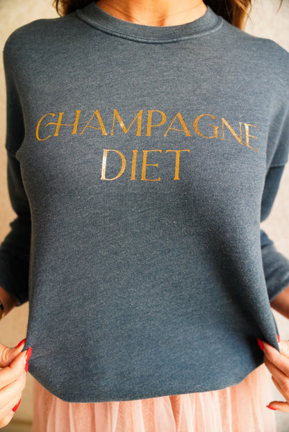 CHAMPAGNE DIET SWEATSHIRT