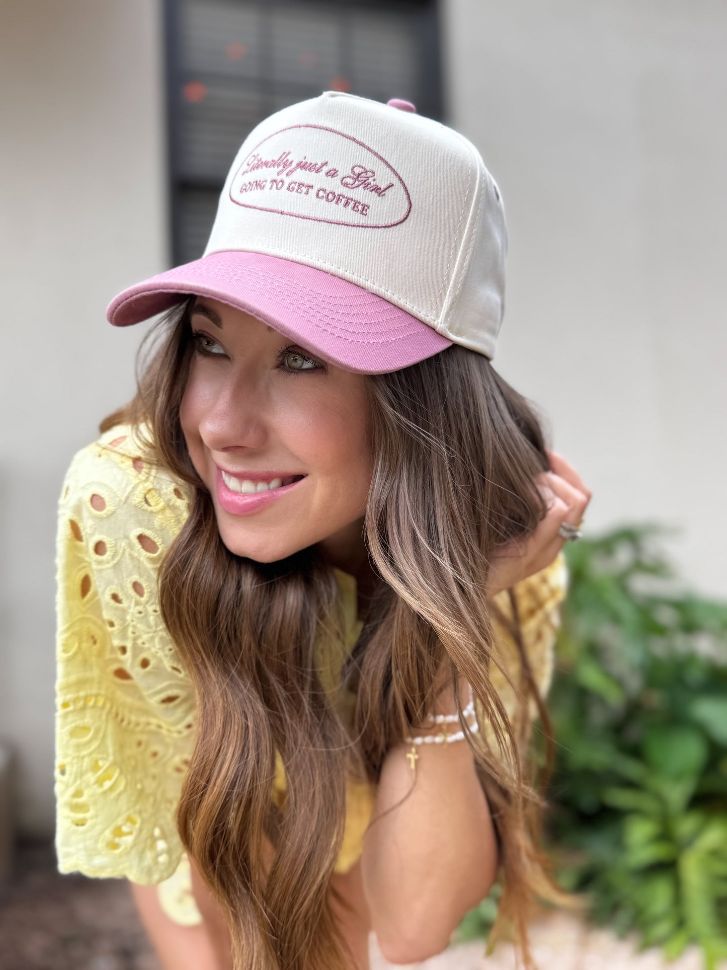 Literally Just a Girl - Mauve Vintage Trucker Hat