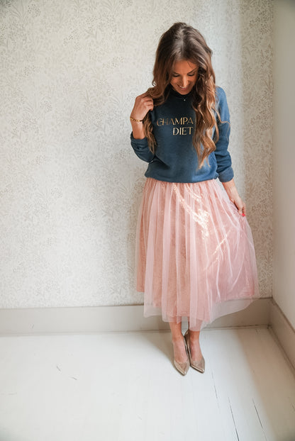 CHAMPAGNE DIET SWEATSHIRT