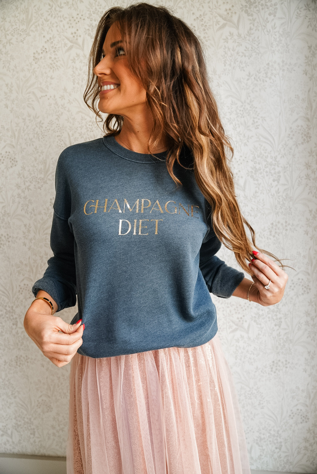 CHAMPAGNE DIET SWEATSHIRT