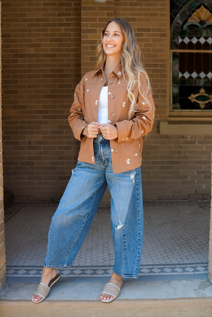 HIGH RISE HORSESHOE FIT JEANS