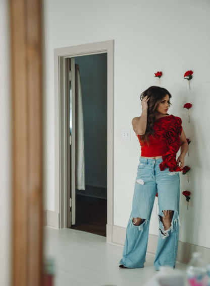 Appliqué Sweetheart Top