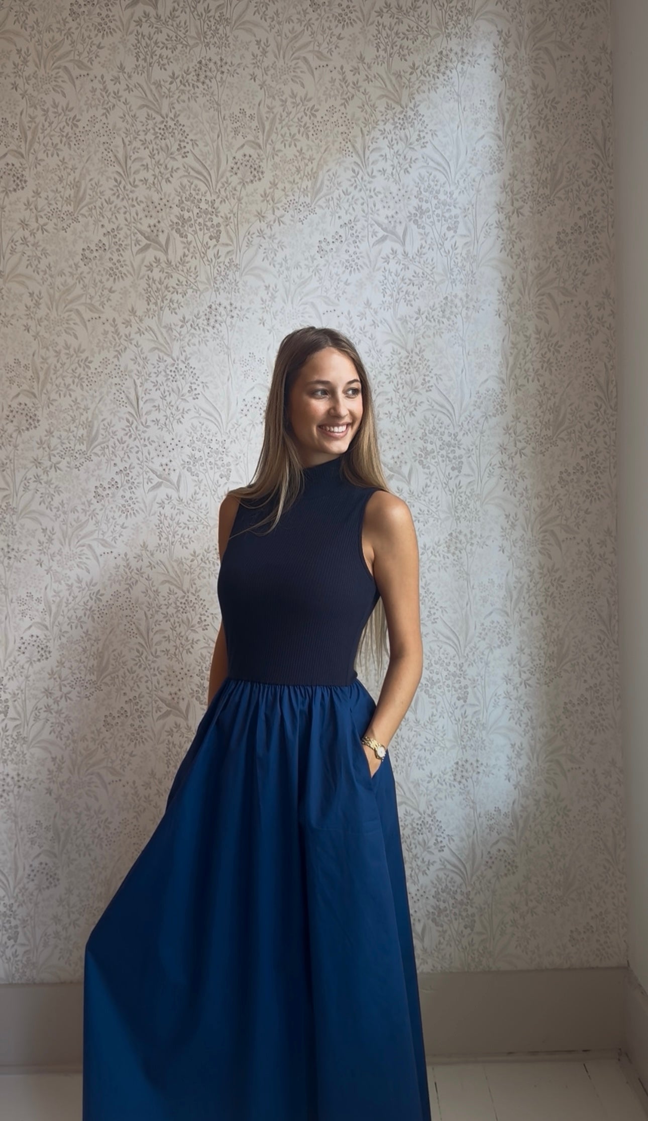 Grady Sleeveless Midi Dress