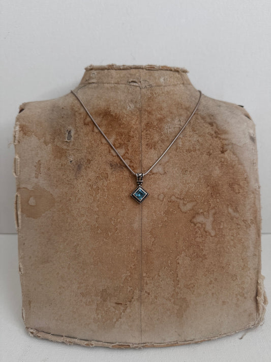 Blue Stone Necklace
