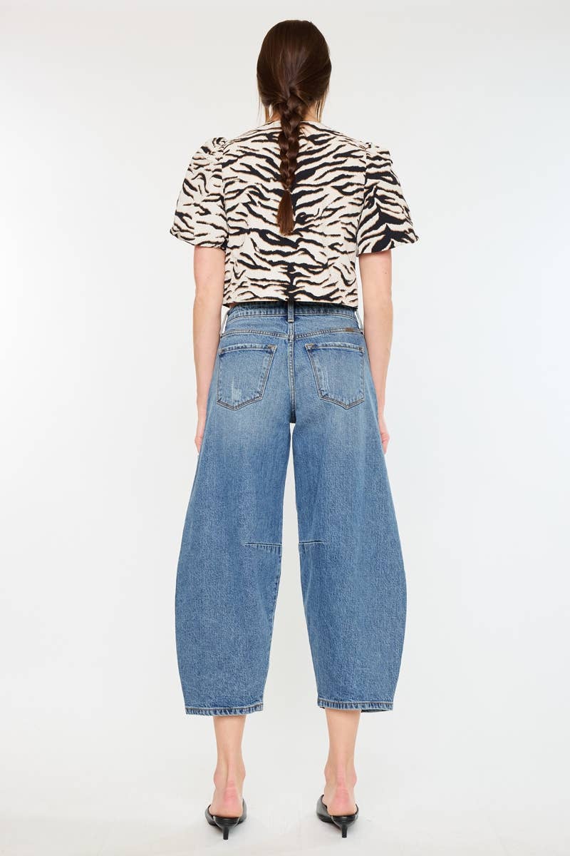 HIGH RISE HORSESHOE FIT JEANS