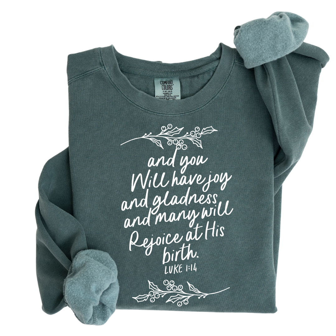 Luke 1:14 Sweater