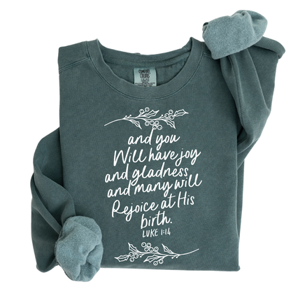 Luke 1:14 Sweater