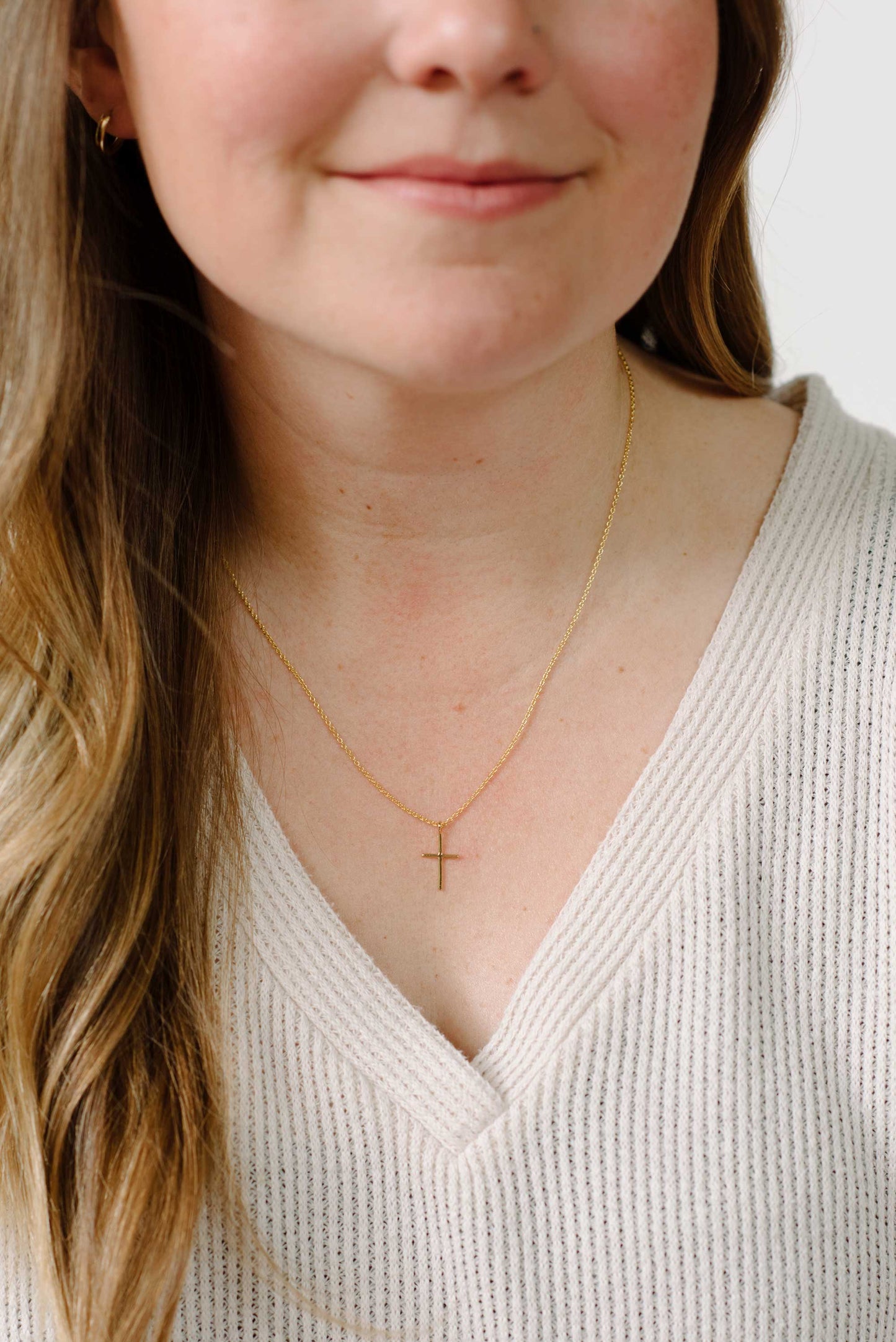Momma + Me Cross Necklace Set