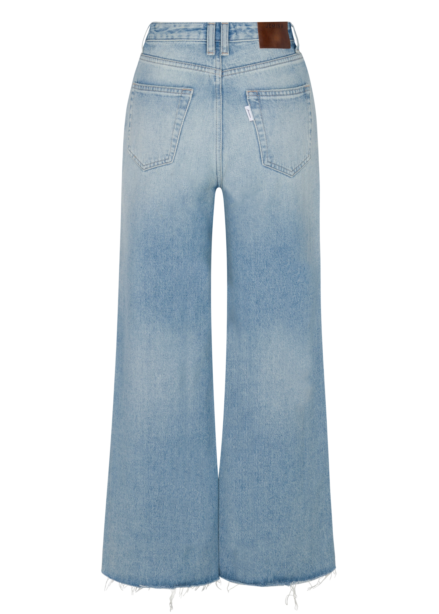 High Rise Wide Leg Non Stretch Denim Beach to Bar Jean