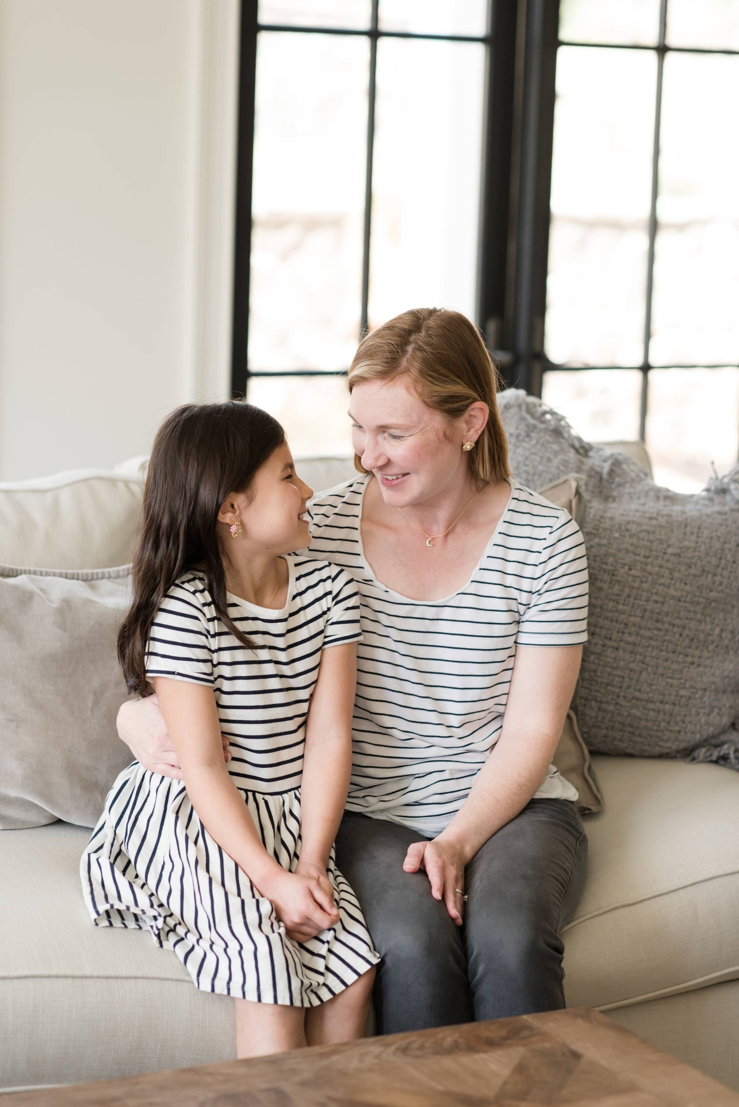 Momma + Me Moon and Star Necklace Set
