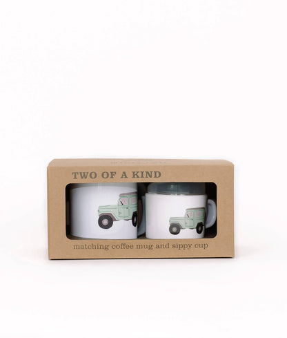 Vintage Truck Two of a Kind Cup Set